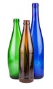 Three empty bottles Royalty Free Stock Photo