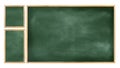 Three Empty Education Classroom Blackboard Concept Royalty Free Stock Photo