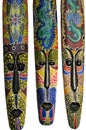 Three ethnic mask Royalty Free Stock Photo