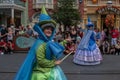 Three Fairies of Sleeping Beauty in Disney Festival of Fantasy Parade at Magic Kigndom 8 Royalty Free Stock Photo