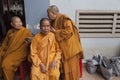 Three female monks