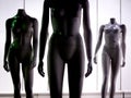 Three female plastic fiber mannequins 4