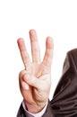 Three finger sign