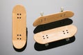 Three fingerboards in different angles Royalty Free Stock Photo