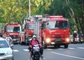 Three Fire Trucks in Taiwan