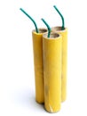 Three firecrackers Royalty Free Stock Photo