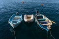 Three Fishing Boats Royalty Free Stock Photo