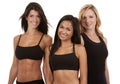 Three fitness women Royalty Free Stock Photo