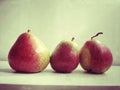 Three Forelle pears