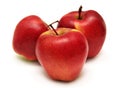 Three fresh apples Royalty Free Stock Photo