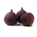 Three fresh figs Royalty Free Stock Photo