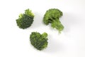 Fresh broccoli isolated on white background Royalty Free Stock Photo