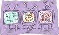 Three funny television