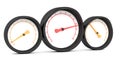 Three gauges Royalty Free Stock Photo