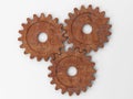 Three gear to place concepts Royalty Free Stock Photo