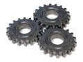 Three gear wheels Royalty Free Stock Photo