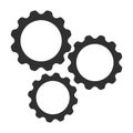 Three gear wheels