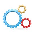 Three Gears Royalty Free Stock Photo