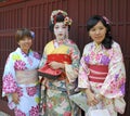 Three geishas