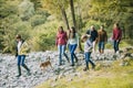 Three Generation Family Hiking through the Lake District Royalty Free Stock Photo