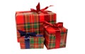 Three gift boxes Royalty Free Stock Photo