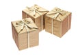 Three gift boxes Royalty Free Stock Photo