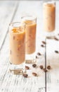 Three Glasses Of Irish Cream Liqueur Royalty Free Stock Photo
