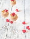Three Glasses Of Irish Cream Liqueur Royalty Free Stock Photo