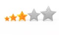 Three gold star for ranking