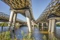 Three golden bridges Royalty Free Stock Photo