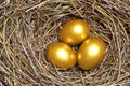 Three golden eggs