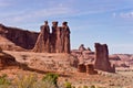 Three Gossips, Arches National Park Royalty Free Stock Photo