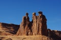 The Three Gossips, Arches National Park, Utah Royalty Free Stock Photo