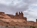 Three Gossips Within Courthouse Towers Cluster in Arches National Park Utah Photo