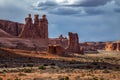 Three Gossips and Sheep Rock Royalty Free Stock Photo