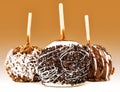 Three Gourmet Candy Apples