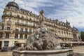 The three graces fountain at Place de la Comedie