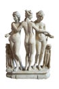 The Three Graces sculpture - Louvre Museum, Paris - France
