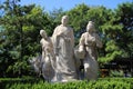 Three granite sculpture of the ancients