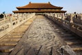 Three Great Halls. Forbidden City. Beijing, China. Royalty Free Stock Photo