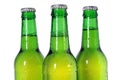 Three Green Beer Bottles Royalty Free Stock Photo