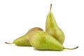 Three green pears Royalty Free Stock Photo
