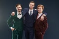 Three guys in classic suits