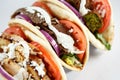 Three gyros Royalty Free Stock Photo