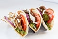 Three gyros Royalty Free Stock Photo