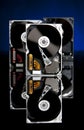 Three Hard Drives Royalty Free Stock Photo