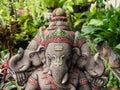 Three-Headed Deity Ganesh Statue