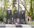 Three heroes tomb in novodevichy cemetery , moscow