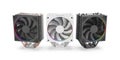 Three high performance computer processor coolers Royalty Free Stock Photo