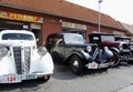 Three historic cars